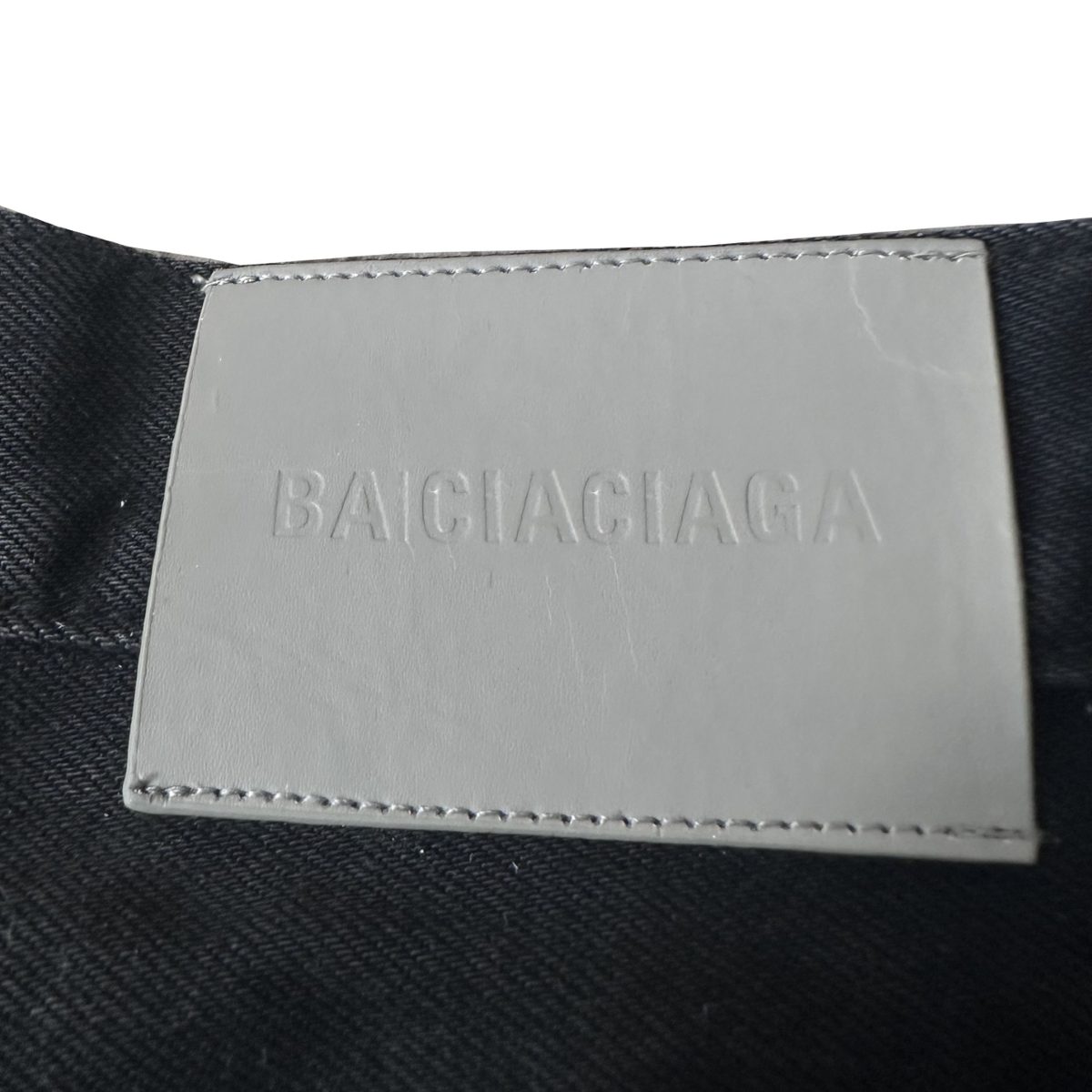 Balenciaga Men's Black Denim Jeans