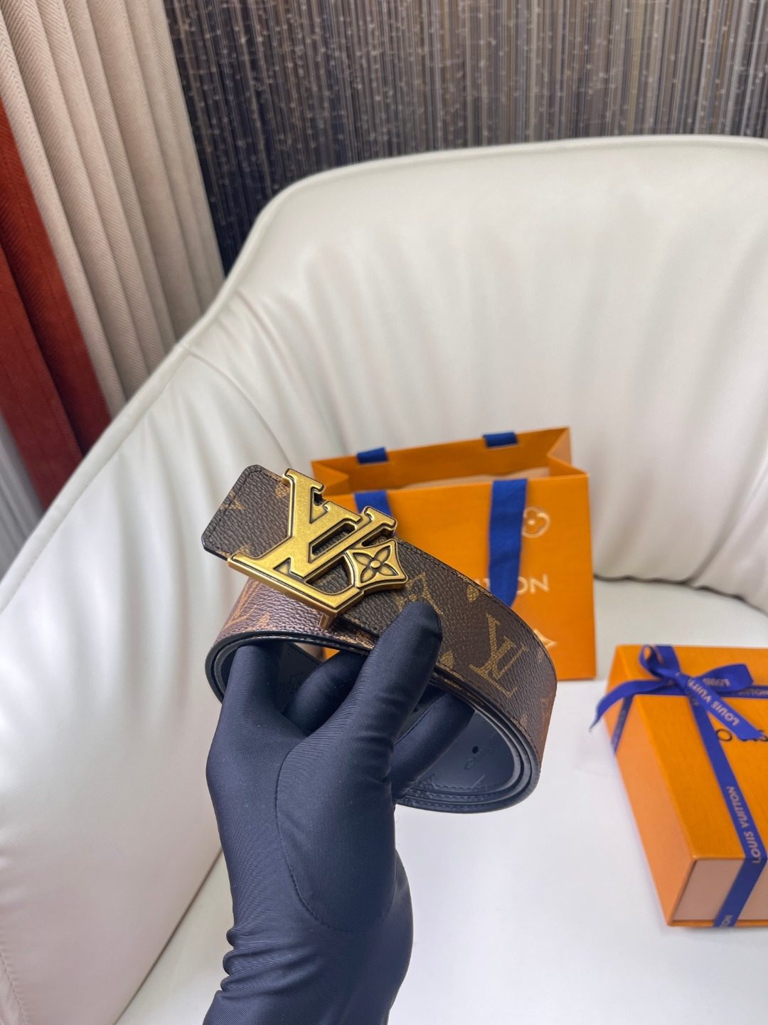Louis Vuitton Monogram Canvas Reversible Belt