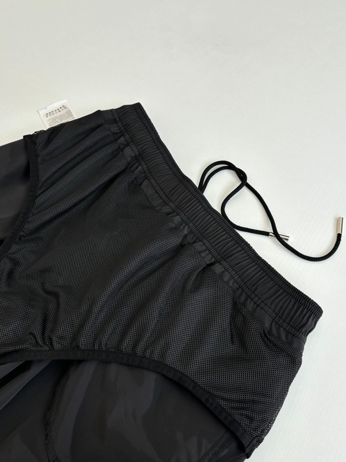 Moncler Men's Black Nylon Shorts