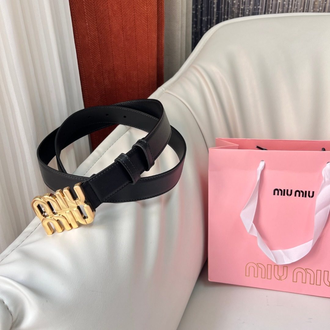 Miu Miu Leather Belt