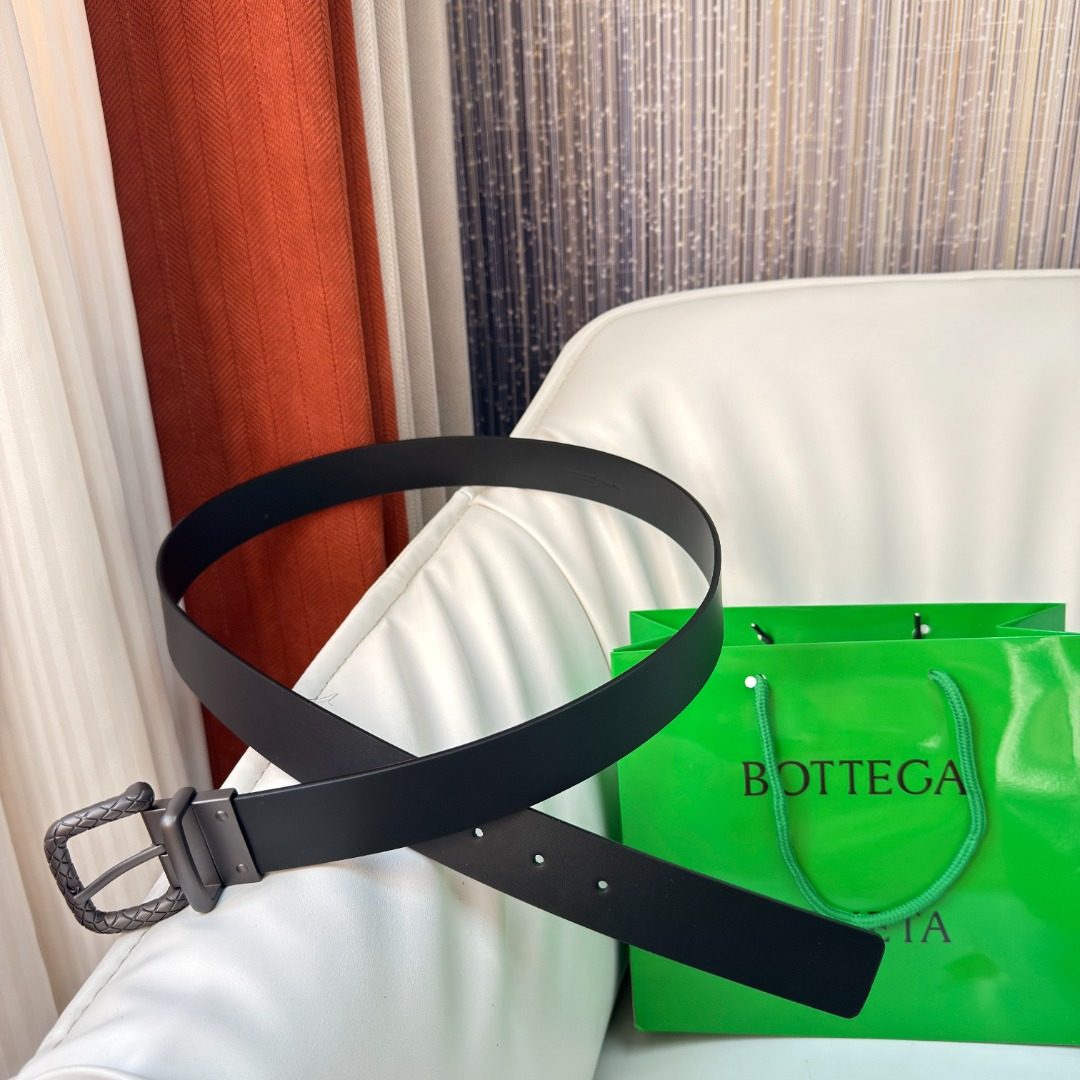 Bottega Veneta Intrecciato Leather Belt