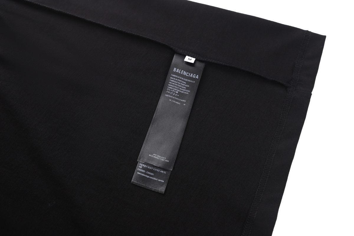 Balenciaga Black Crewneck T-Shirt