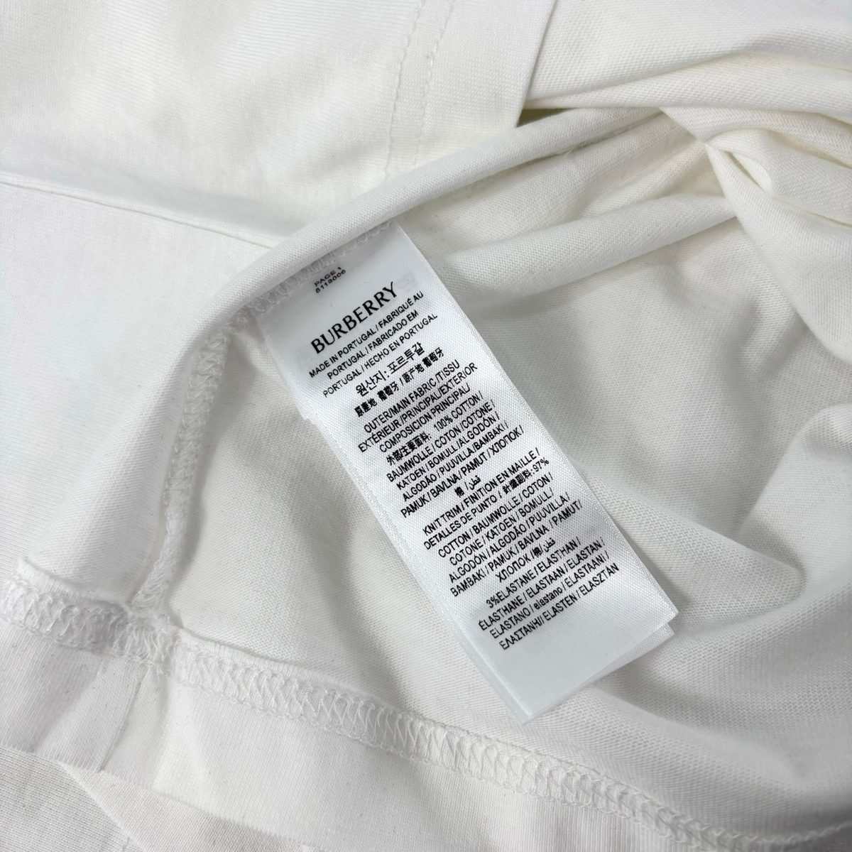 Burberry Equestrian Logo White T-Shirt