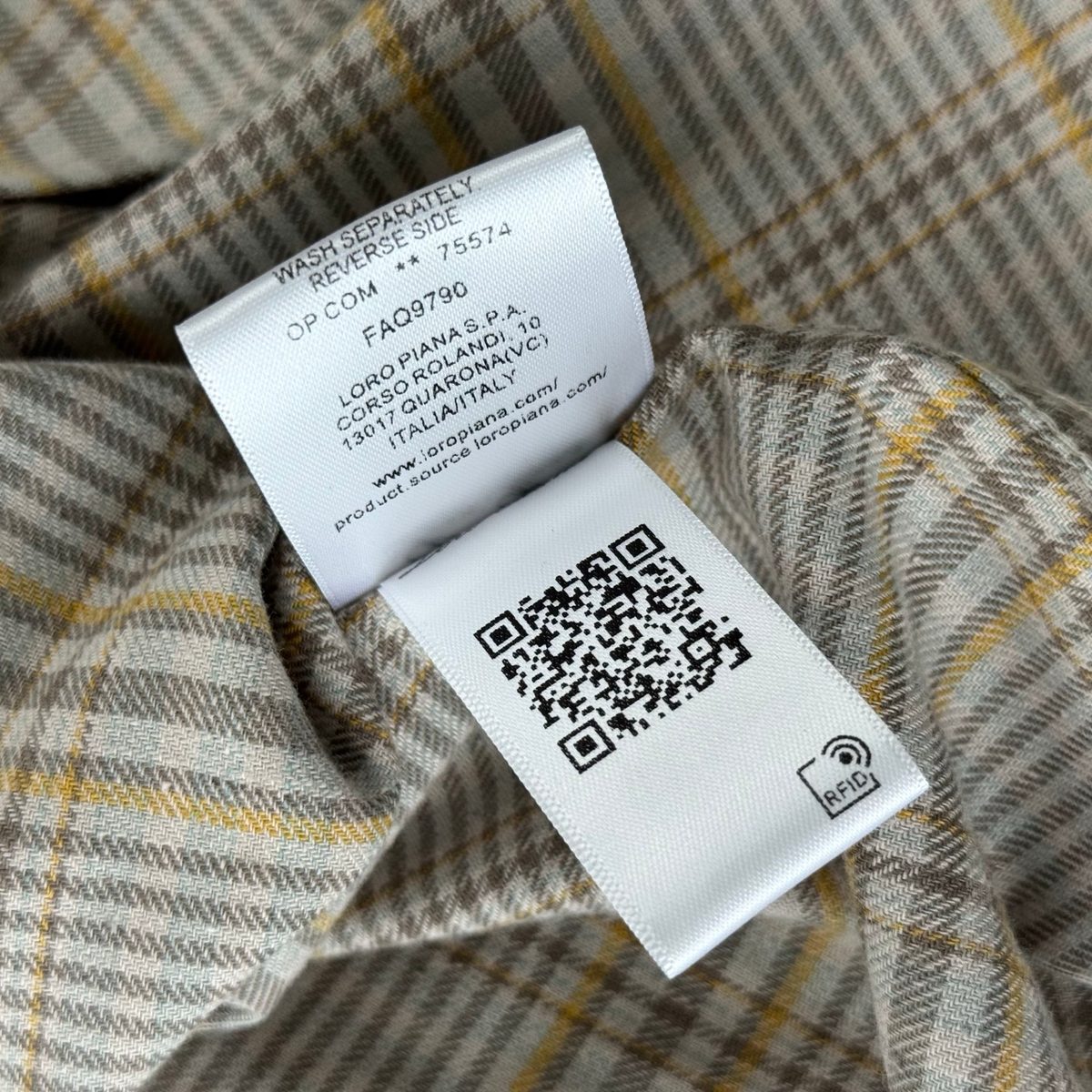 Loro Piana Linen Check Short-Sleeve Shirt
