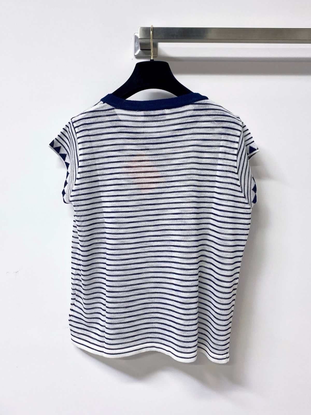 Miu Miu Striped Cotton T-Shirt