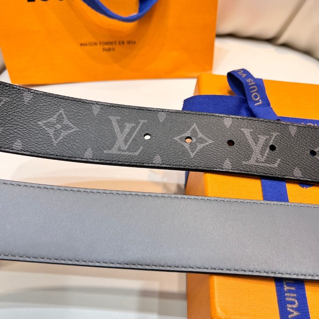 Louis Vuitton Monogram Canvas Leather Belt