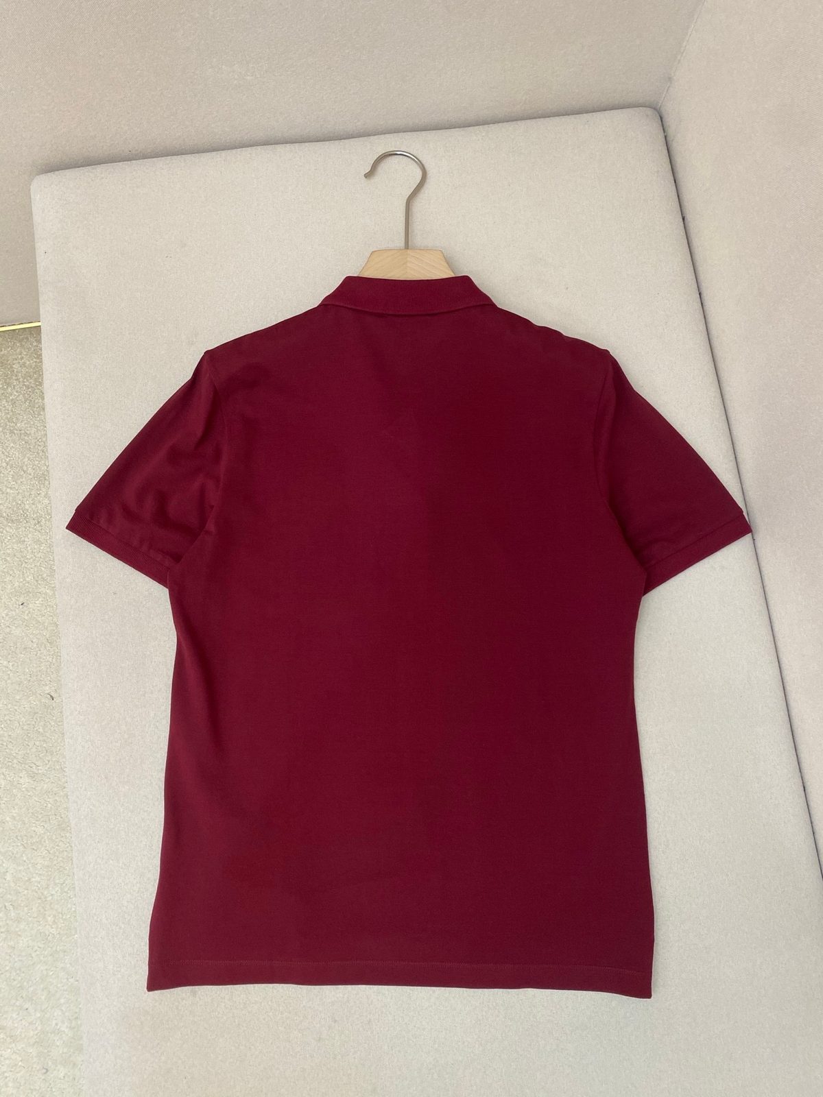 Prada Men's Burgundy Polo Shirt