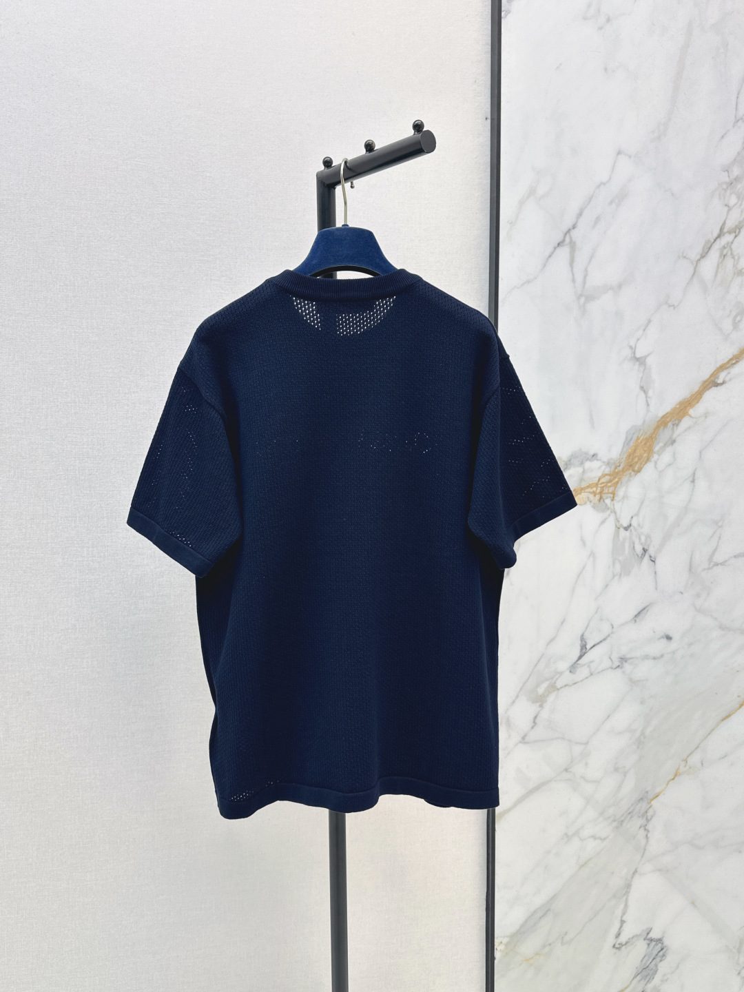 Louis Vuitton Mesh Panel Crewneck T-Shirt