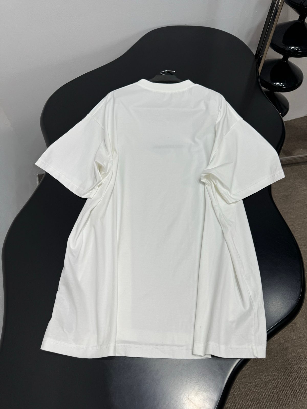 Balenciaga Blue Logo Crewneck T-Shirt