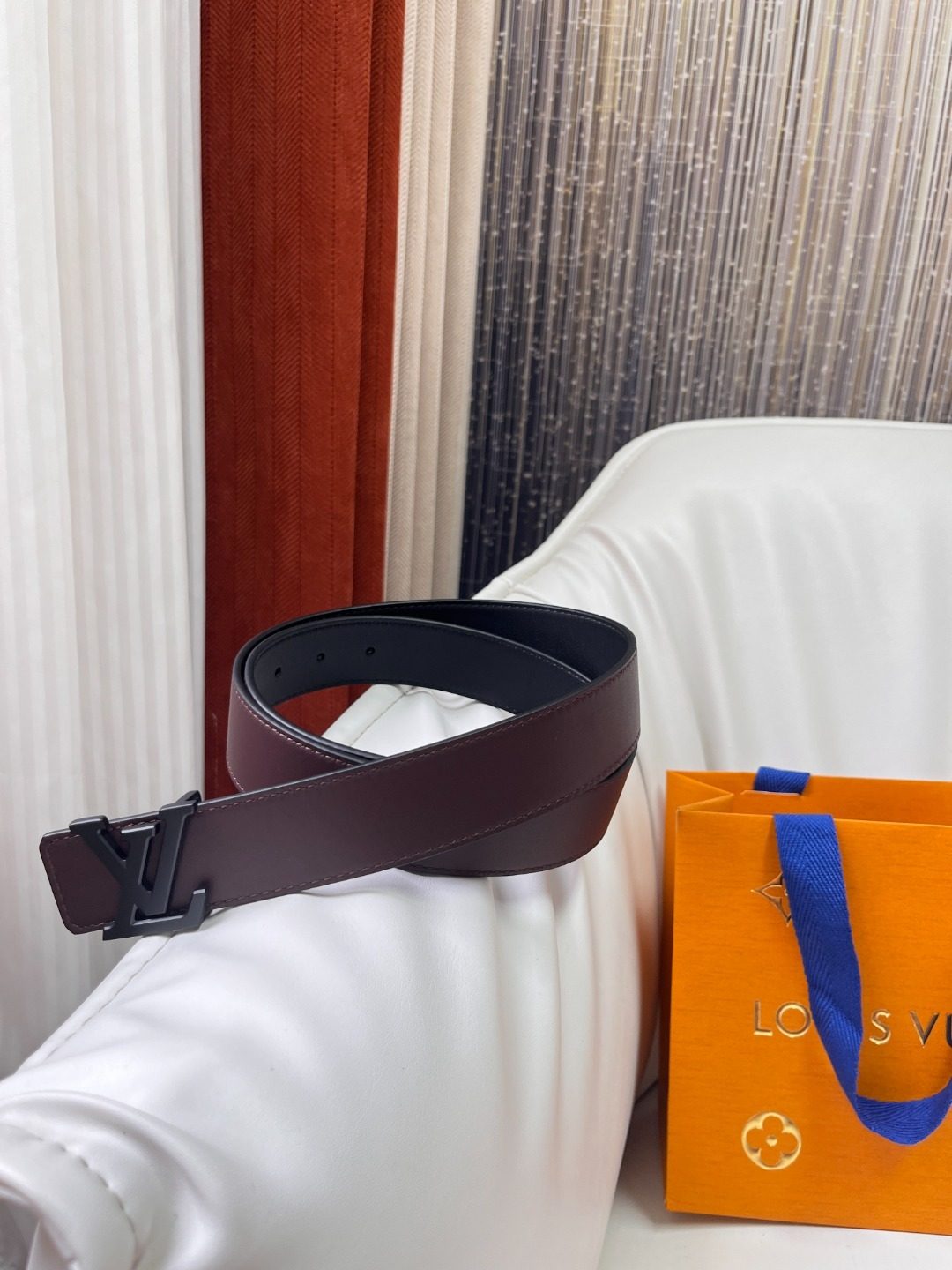 Louis Vuitton Damier Leather Belt