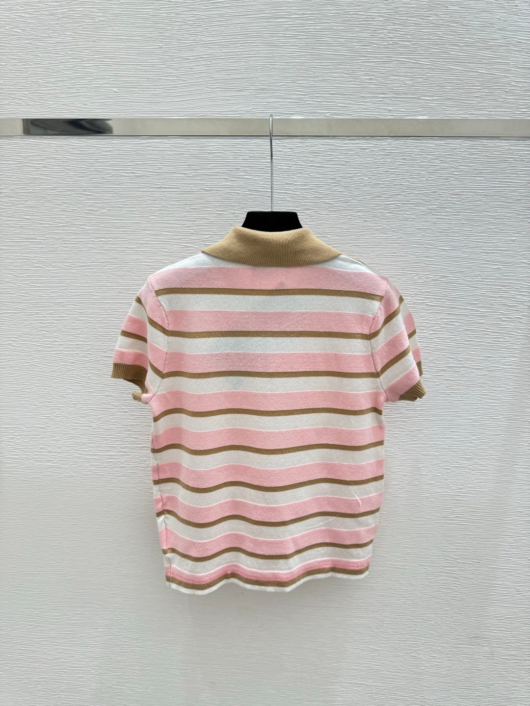 Striped Cotton Polo Shirt