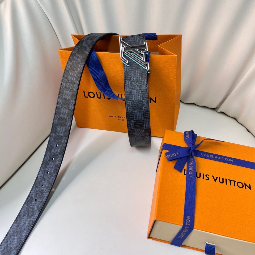 Louis Vuitton Damier Graphite Canvas Belt