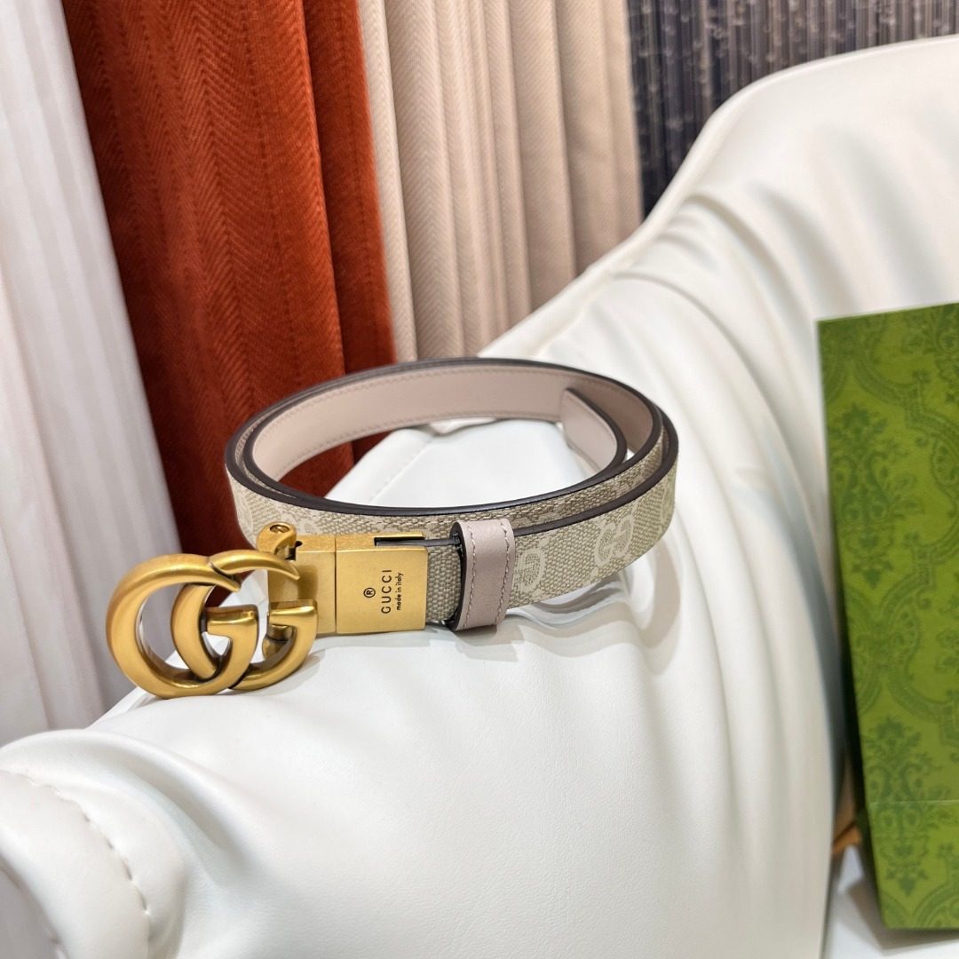 Gucci GG Marmont Leather Belt