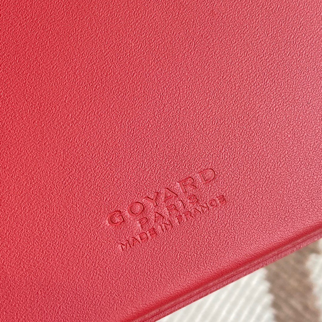 Goyard Leather Bifold Wallet Pink