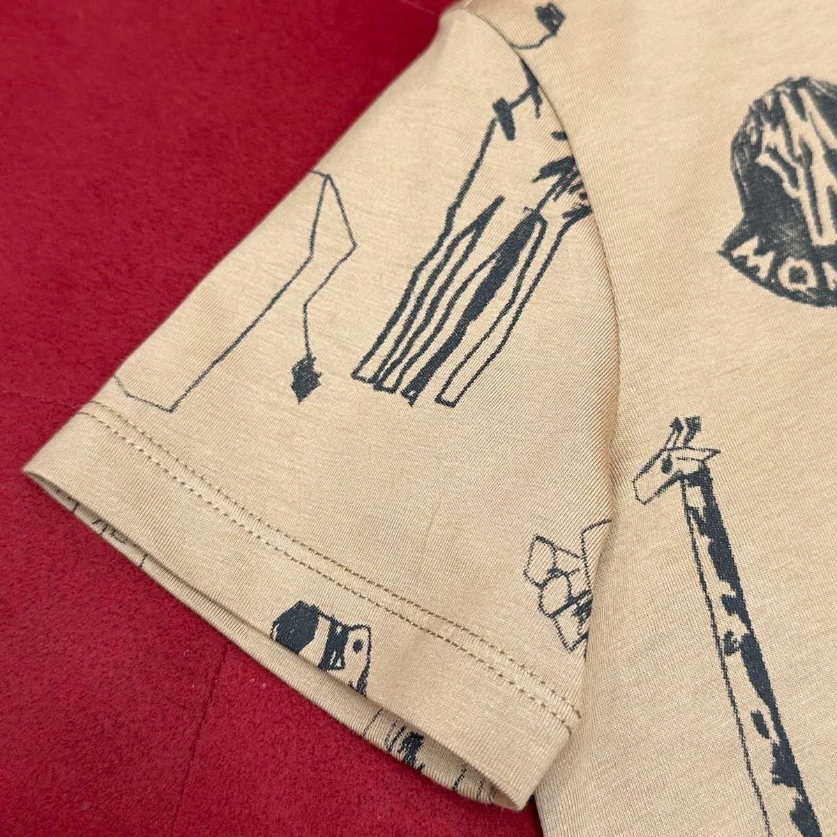 Burberry Animalia Print Cotton T-Shirt