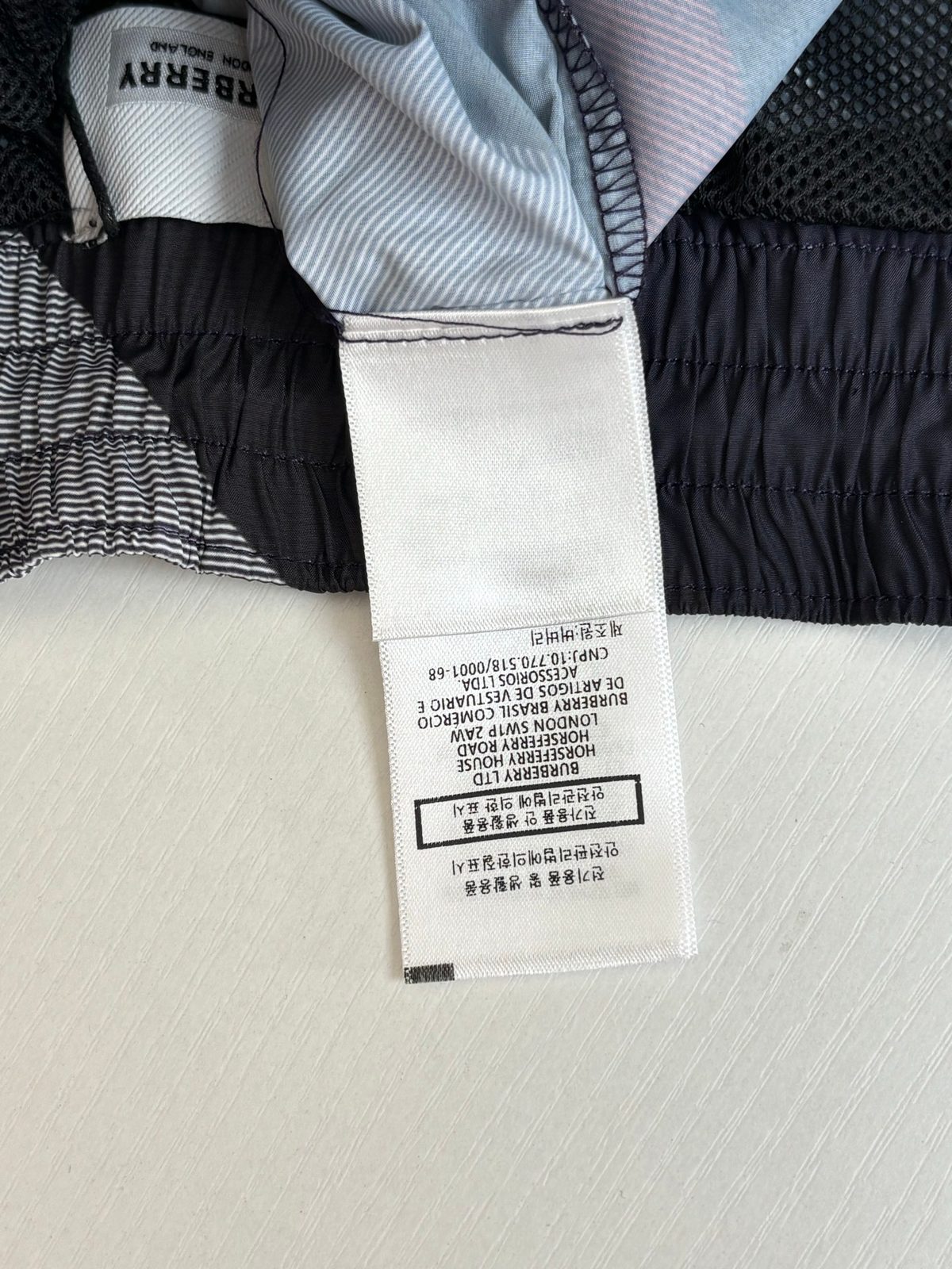 Burberry Check Pattern Swim Shorts