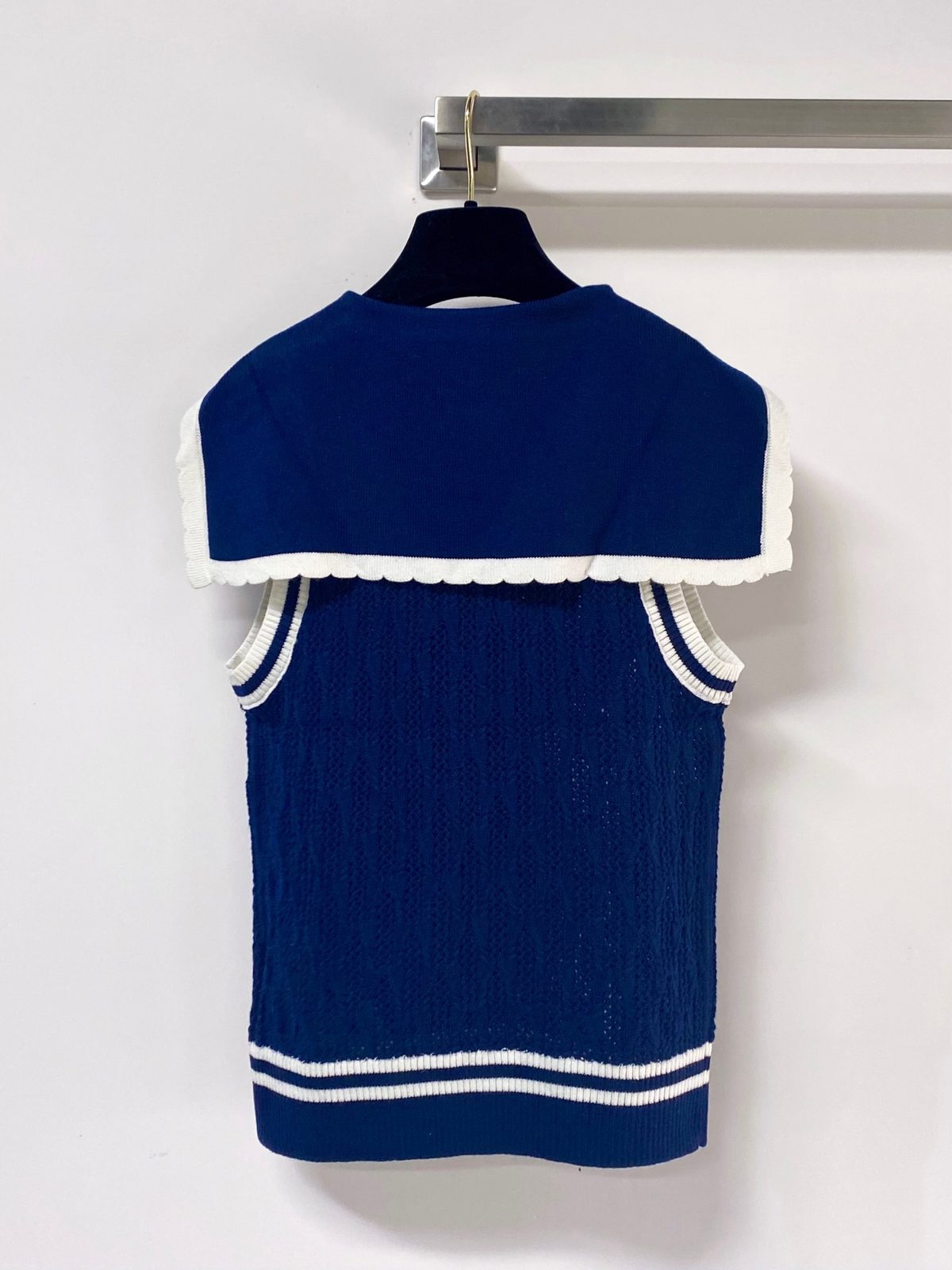 Miu Miu Colorblock Wool Knit Vest