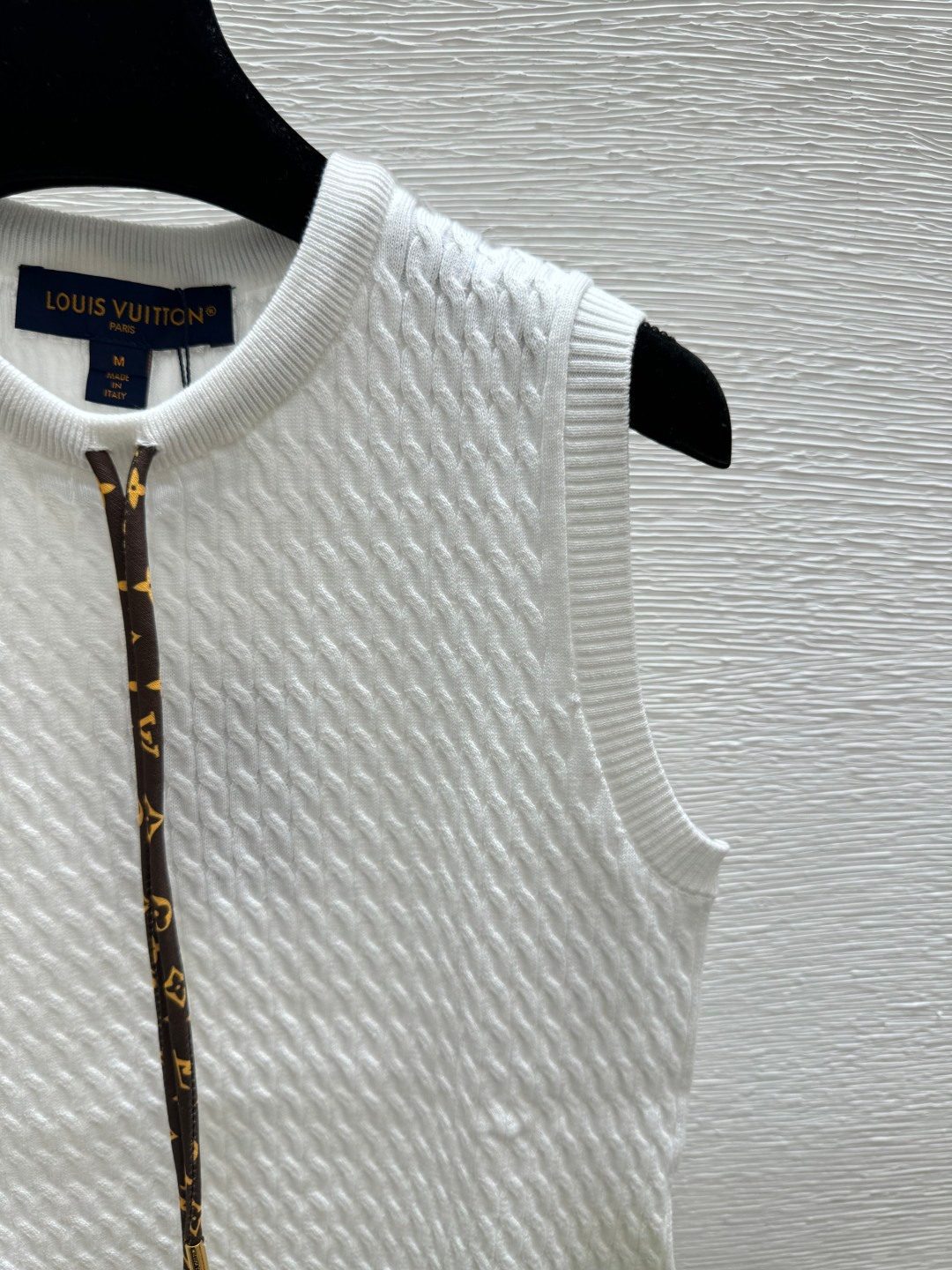 Louis Vuitton Monogram Cable Knit Vest