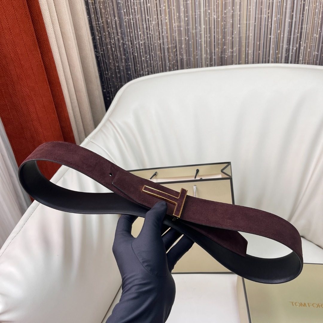 Tom Ford Reversible Suede Leather Belt