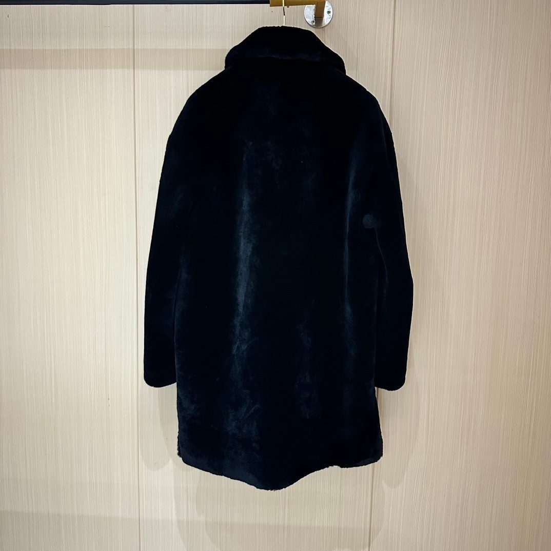 Prada Milano Black Fur Coat