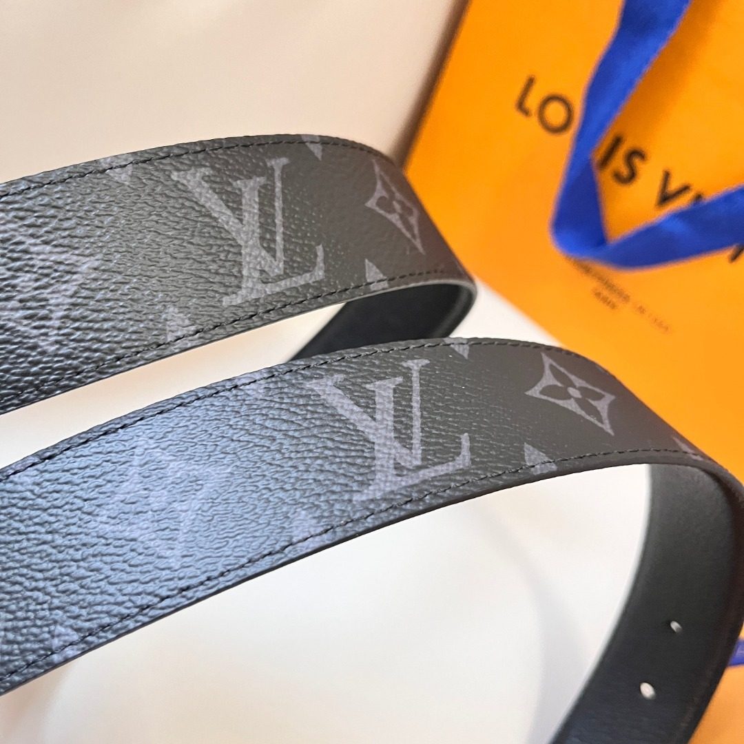 Louis Vuitton Monogram Canvas Leather Belt