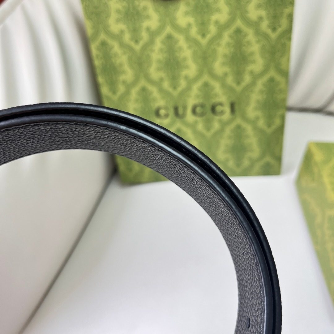 Gucci GG Marmont Leather Belt