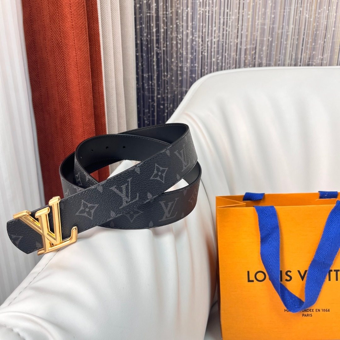 Louis Vuitton Monogram Canvas Leather Belt