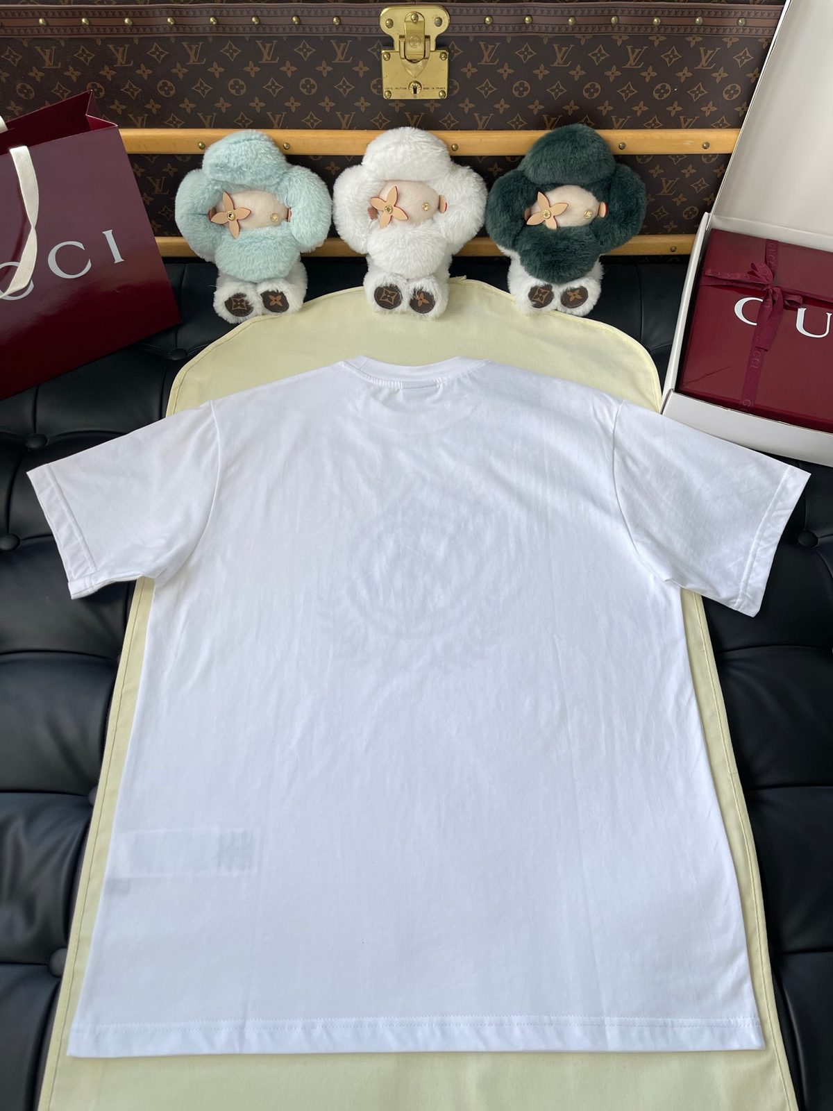 Gucci Peace Symbol Crewneck T-Shirt White