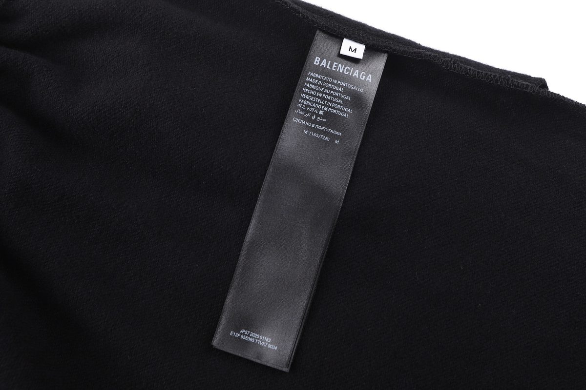 Balenciaga Logo Embroidered Black Sweatpants
