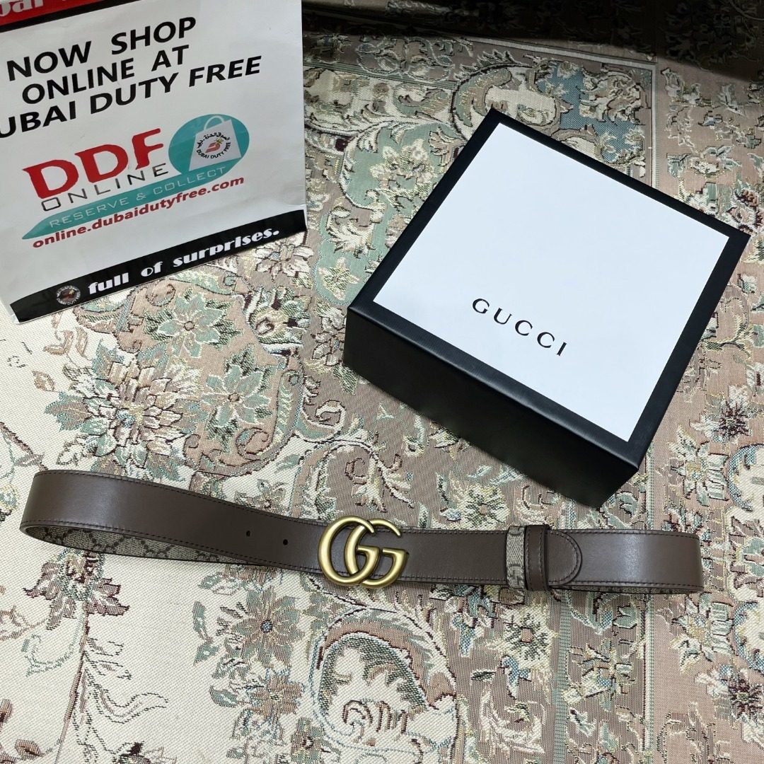 Gucci GG Marmont Leather Belt