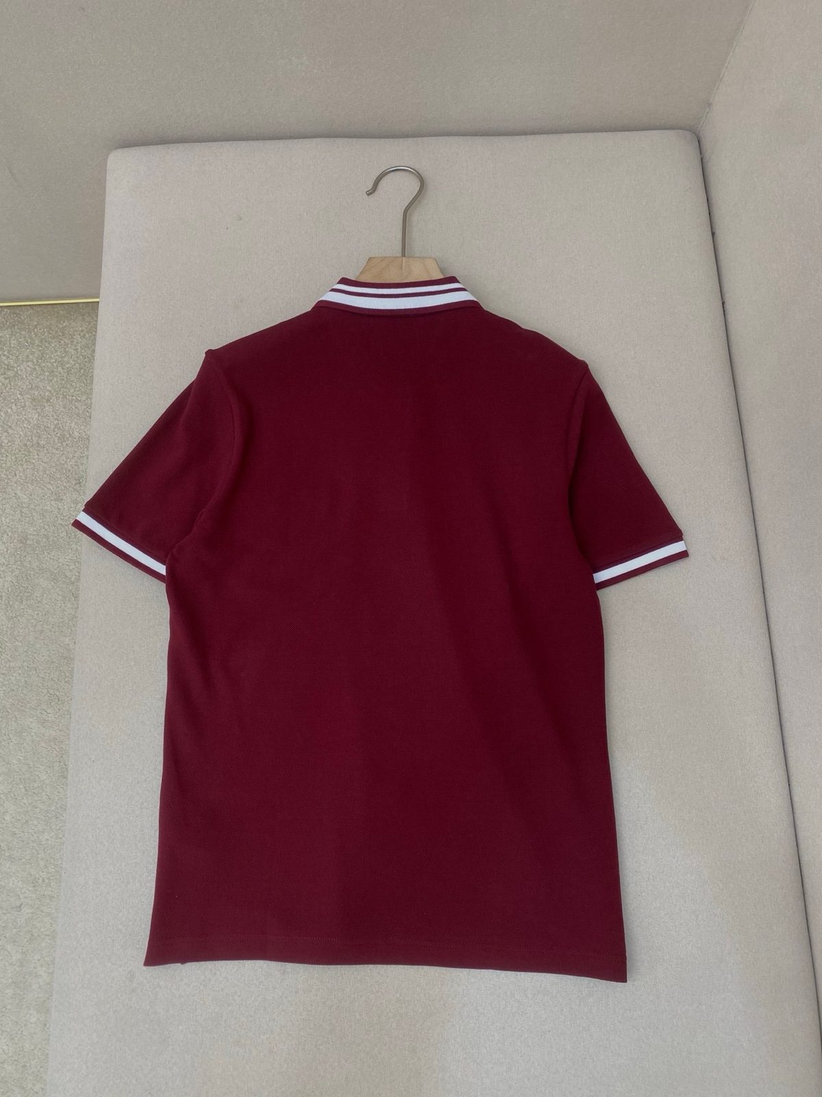 Gucci Striped Collar Polo Shirt