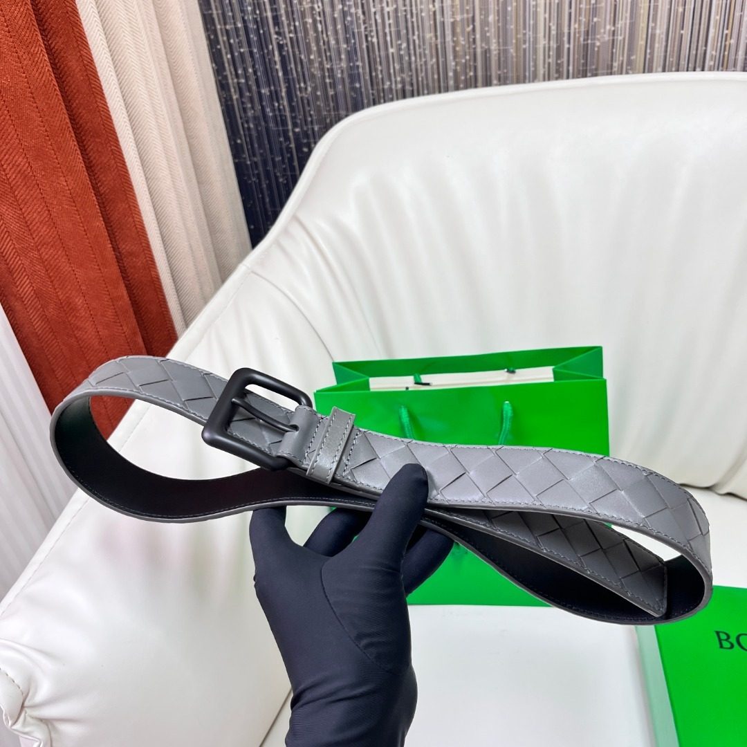 Bottega Veneta Intrecciato Leather Belt