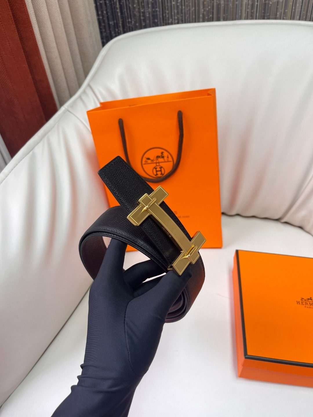 Hermès Constance Reversible Leather Belt
