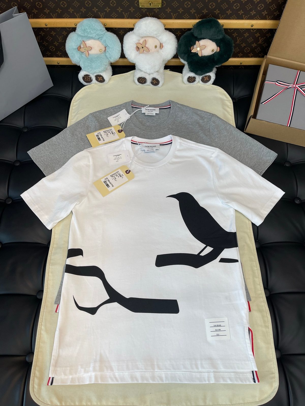 Thom Browne Classic T-Shirt with Graphic Print