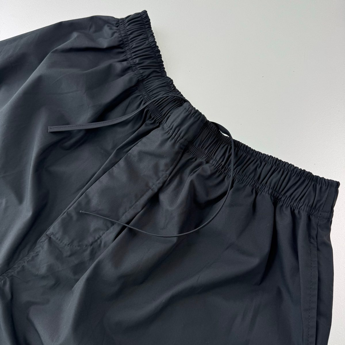 Balenciaga Gothic Logo Nylon Shorts