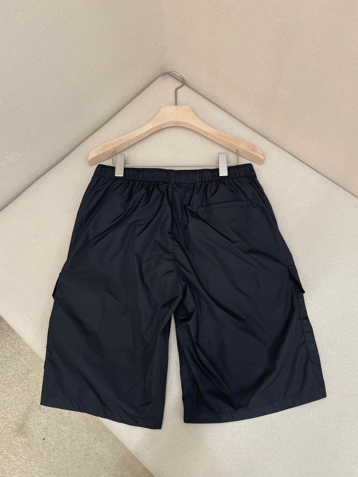 Prada Nylon Cargo Shorts Black