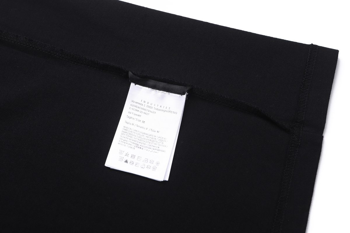 Moncler Cotton Crewneck T-Shirt Black