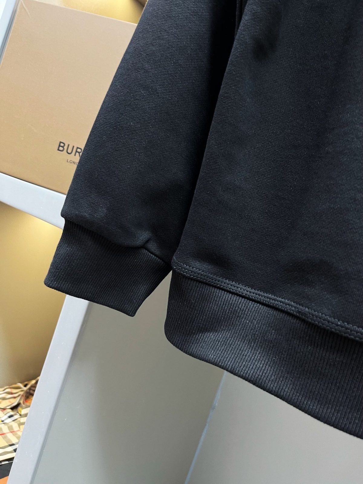 Burberry Crewneck Sweatshirt Black