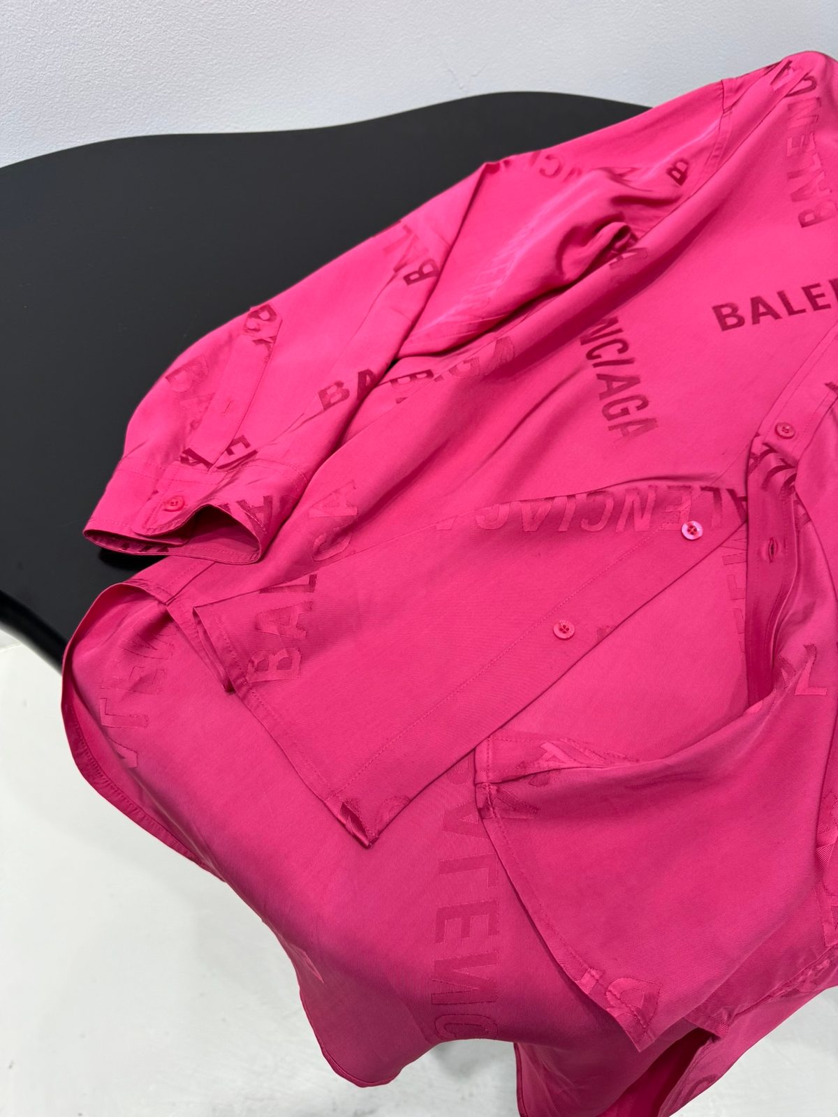 Balenciaga Logo Monogram Pink Jacket