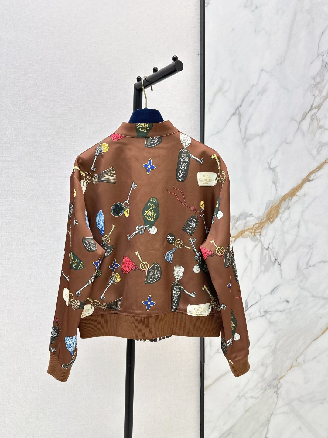 Louis Vuitton Monogram Printed Bomber Jacket