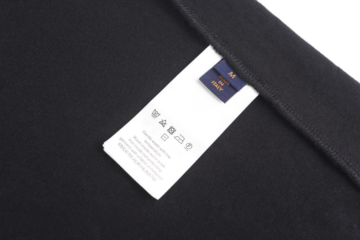 Louis Vuitton Monogram Crewneck T-Shirt Black