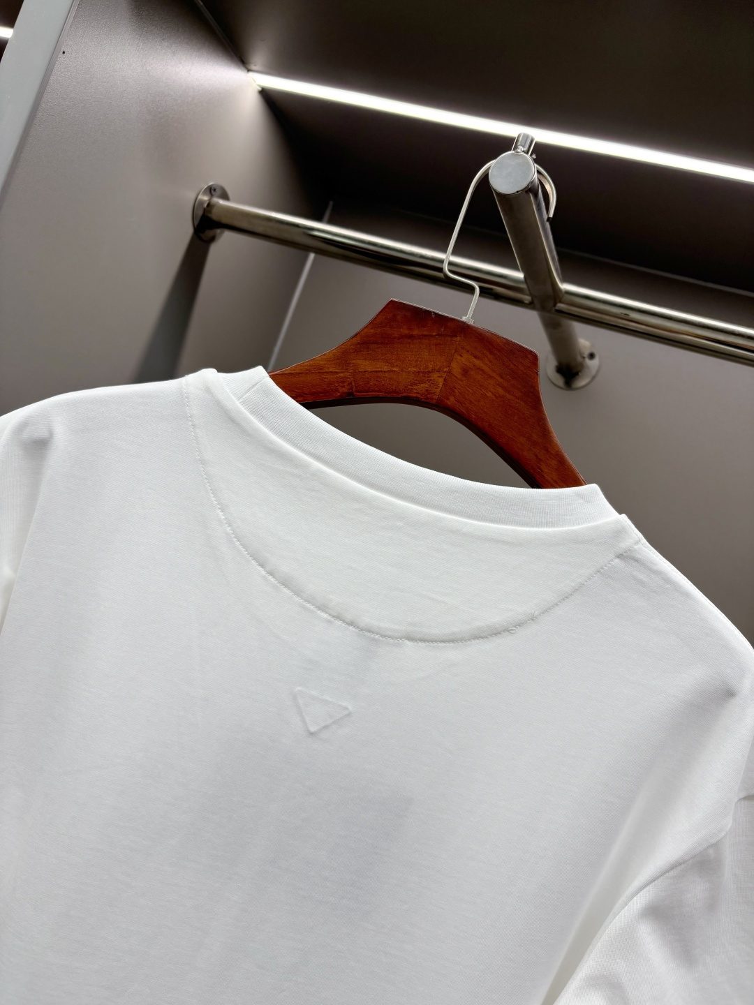 Burberry Triangle Logo Crewneck T-Shirt