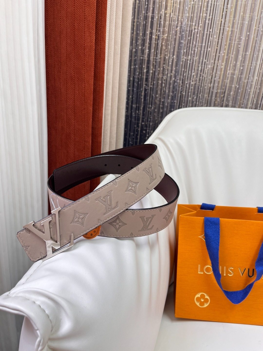 Louis Vuitton Monogram Canvas Leather Belt