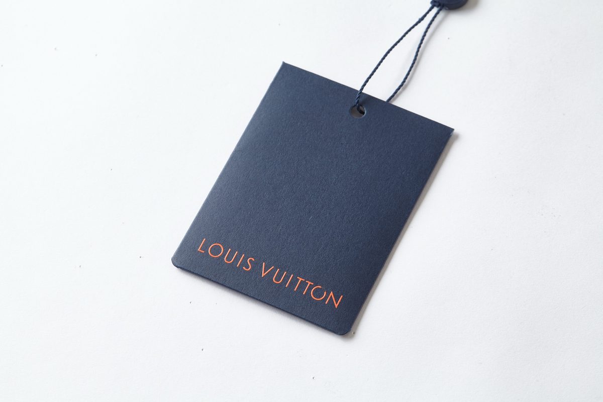 Louis Vuitton Men's Clothing Care Tag