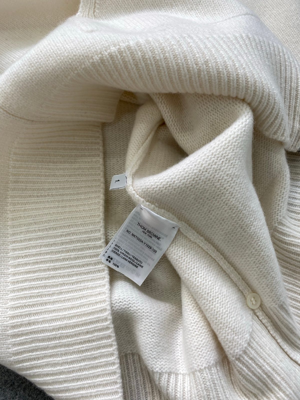 Thom Browne Dachshund Intarsia Knit Hoodie