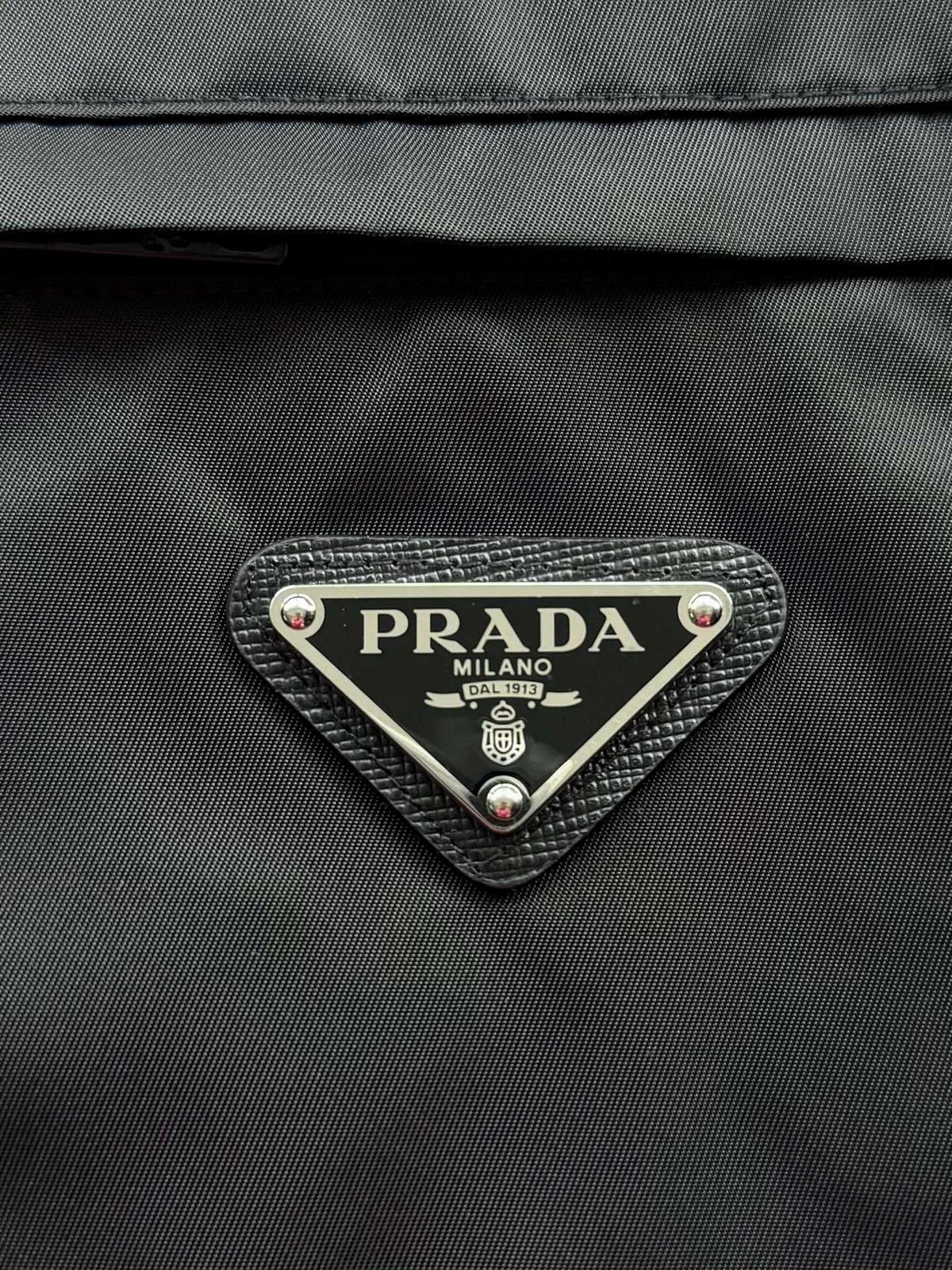 Prada Milano Triangle Logo Nylon Backpack