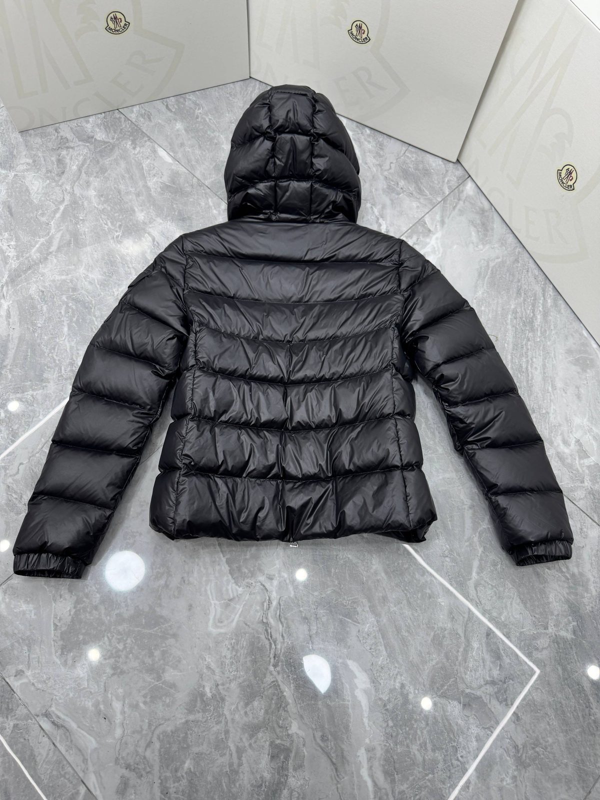 Moncler Black Quilted Puffer Jacket