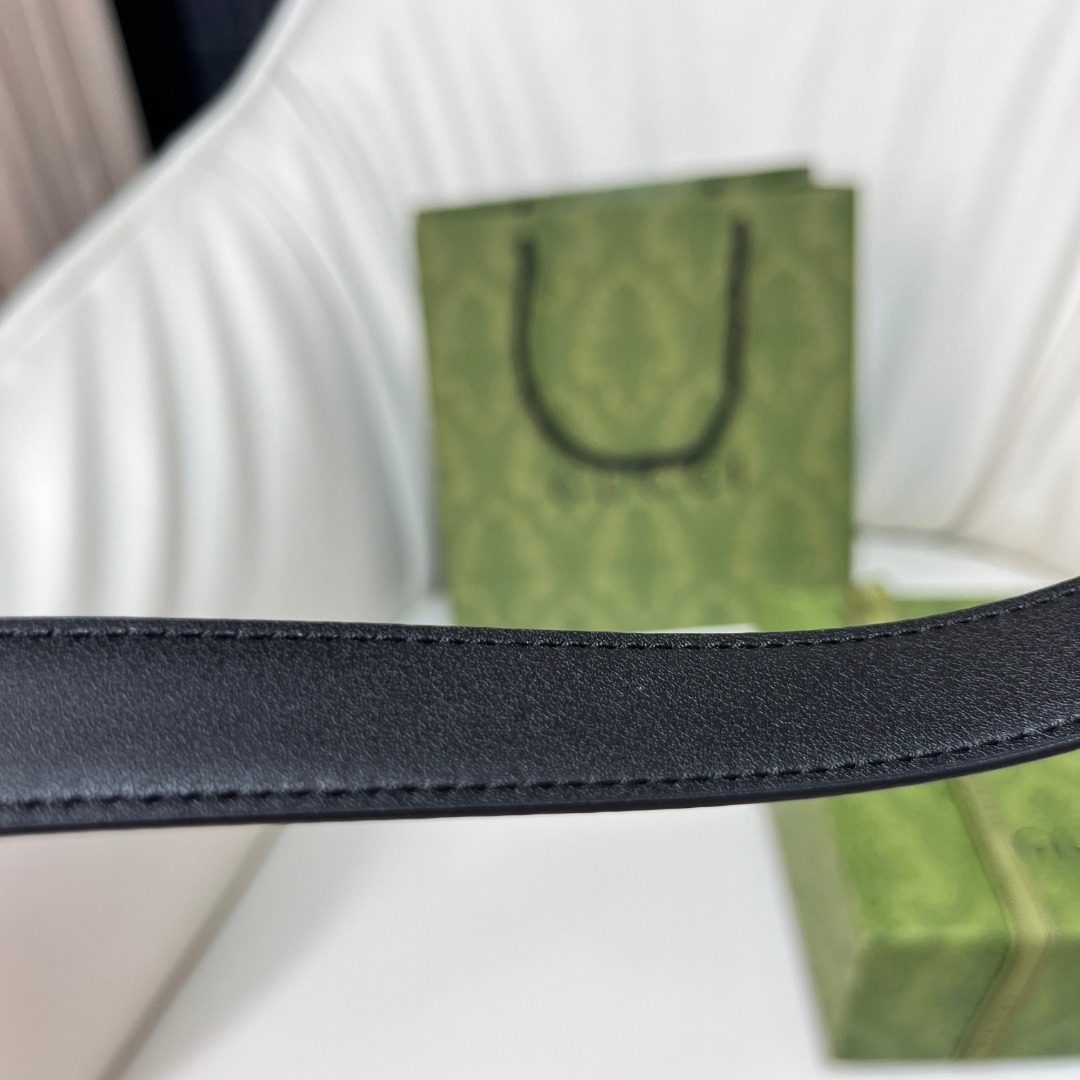 Gucci GG Marmont Leather Belt