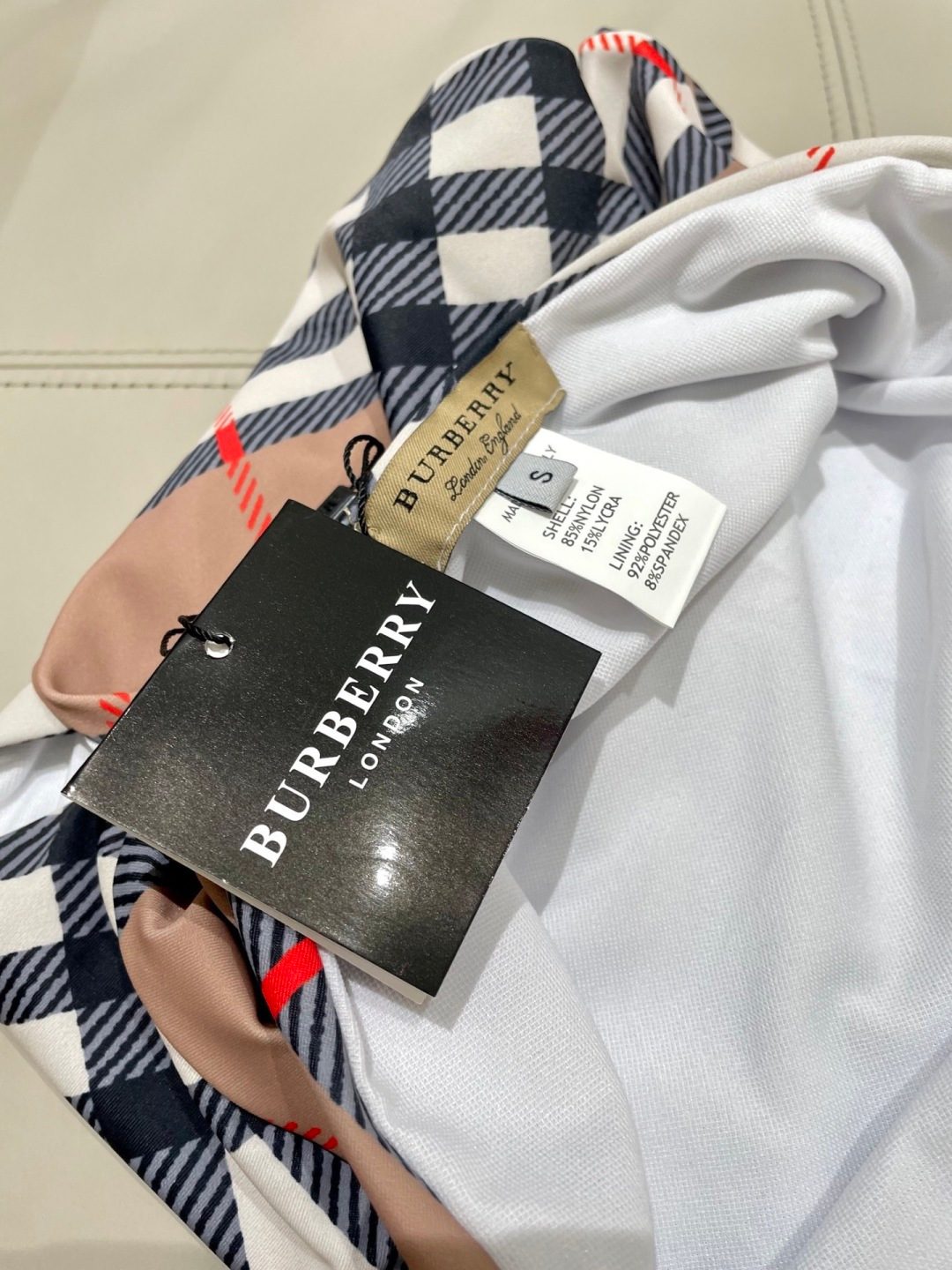 Burberry Vintage Check One-Piece Swimsuit