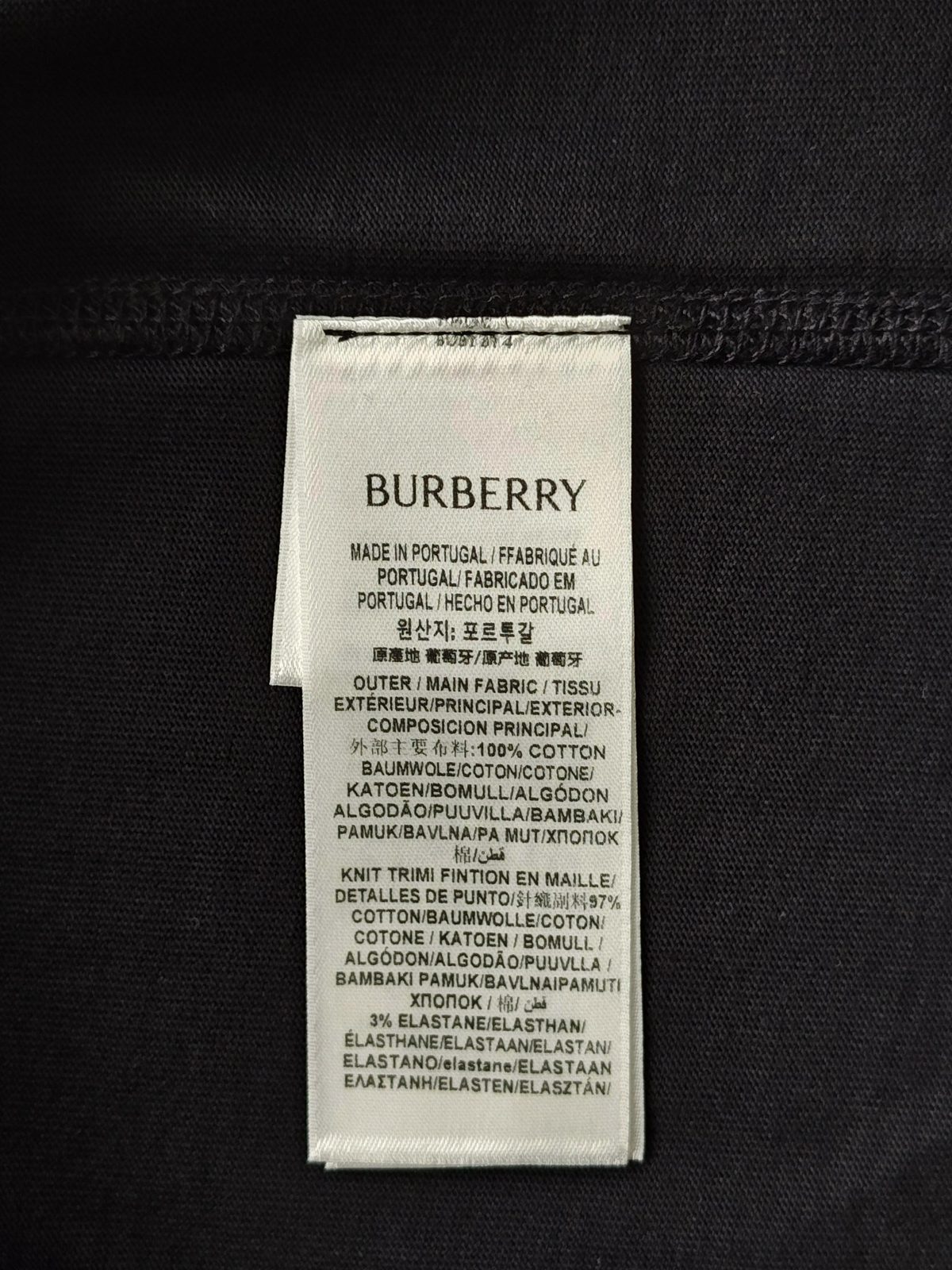 Burberry Map Print Cotton T-Shirt
